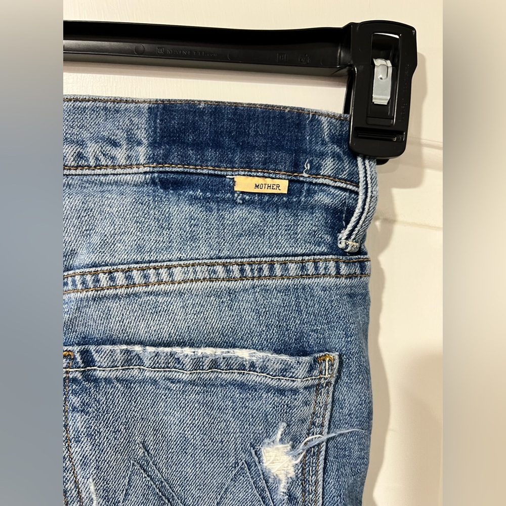 Women’s Mother the insider crop step fray jeans 28 distressed - Picture 9 of 16